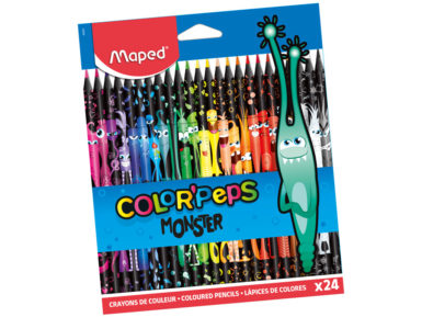 Spalvotas pieštukas ColorPeps Monster 24vnt. 