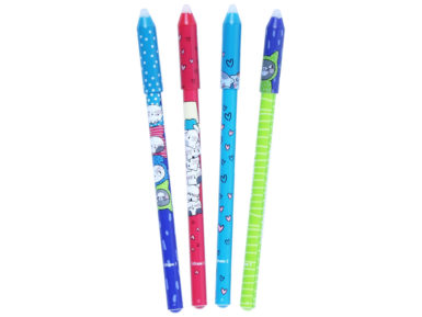 Gel pen erasable M&G So Many Cats 0.5 blue assorted