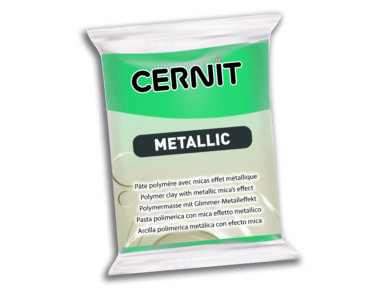 Polymer clay Cernit Metallic 56g 676 turquoise green