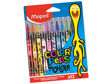Flomasteris ColorPeps Monster 12vnt.
