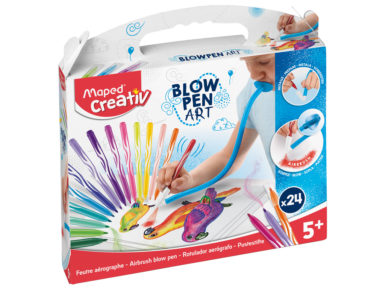 Pučiami flomasteriai komplektas Maped Creativ Blow Pen 24 vnt. 