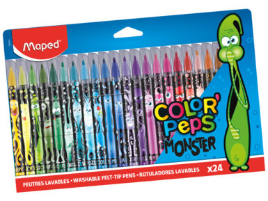 Felt pen ColorPeps Monster 24pcs
