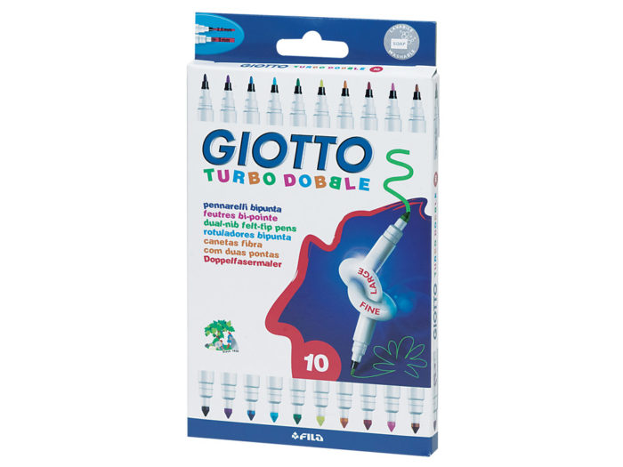 Fibre Pen Giotto Turbo Dobble - 1/2