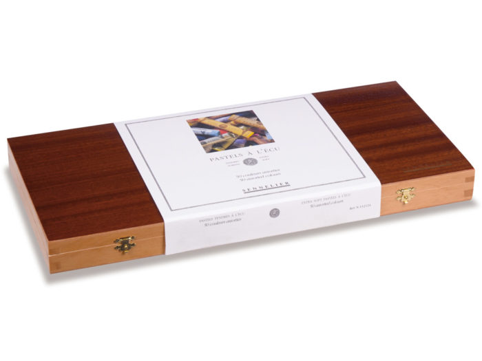 Soft pastels set Sennelier wooden box - 1/3