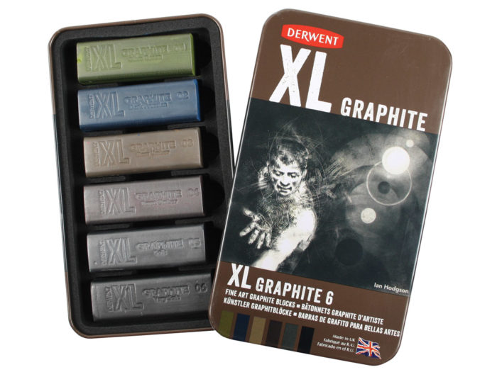 Graphite Derwent XL in metal box - 1/3
