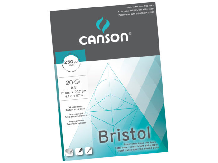 Rasēšanas papīra bloks Canson Bristol