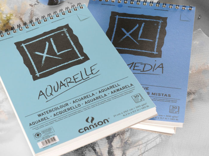 Watercolour pad Canson XL Aquarelle - 1/2