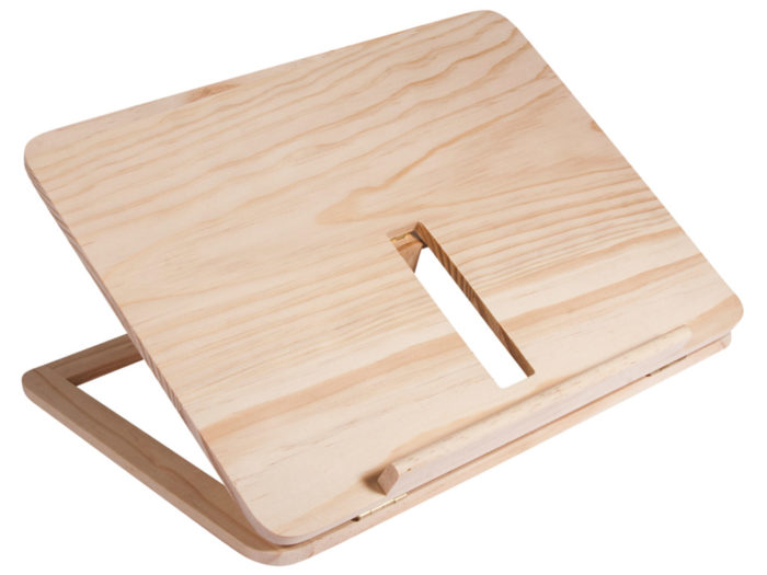 Wooden tablet&book stand Rayher