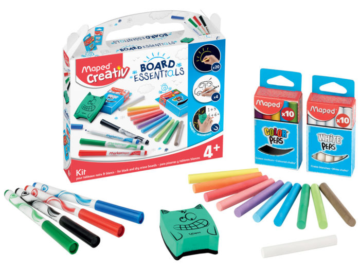Black and dry erase boards essentials kit Maped Creativ Board Essentials