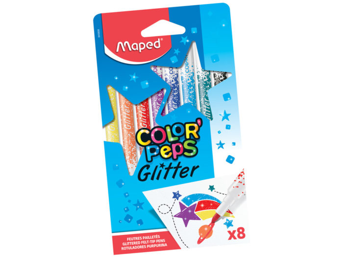Flomasteris Maped Color’Peps Glitter