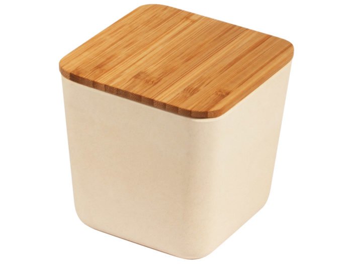 Bamboo storage box Rayher with lid