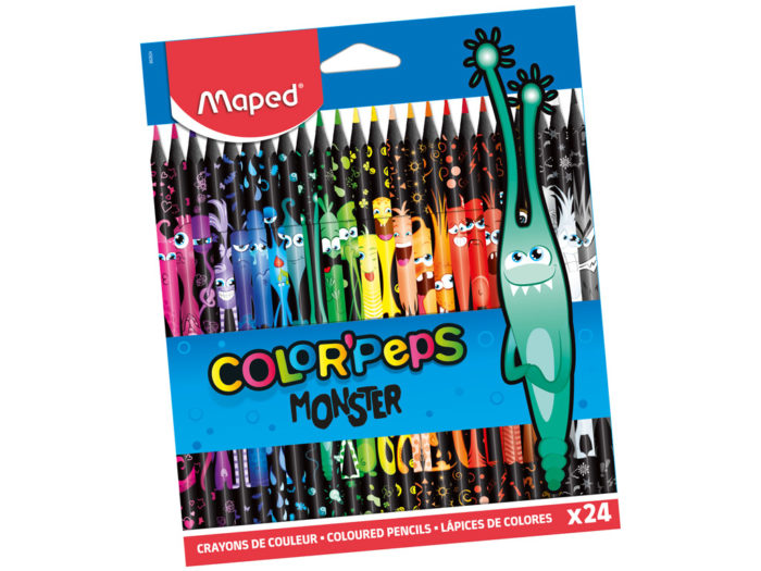 Spalvotas pieštukas Maped Color’Peps Monster