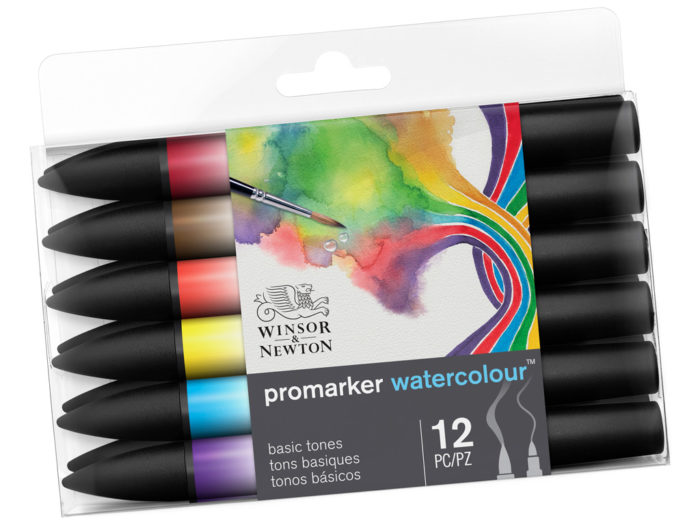 Akvarelinis markerių rinkinys Winsor&Newton Promarker rinkinys