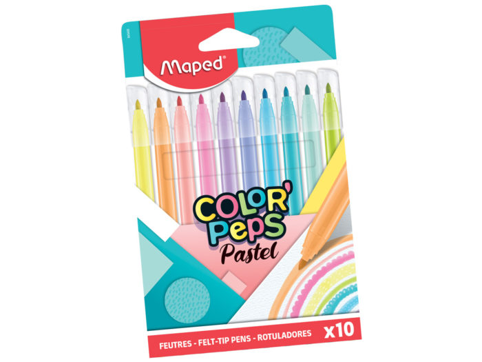 Flomasteri Maped Color’Peps Pastel