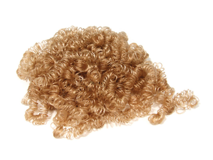 Curls of artificial hair tab-bag 14g
