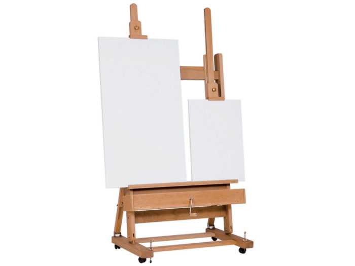 Electric Studio easel Mabef M/02 with double mast - 2/4
