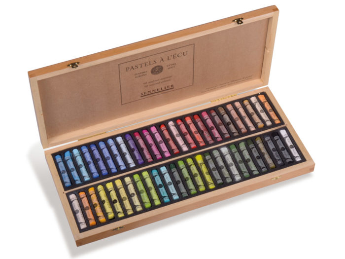 Soft pastels set Sennelier wooden box - 2/3