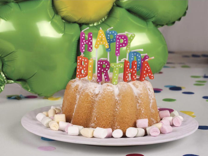 Žvakė tortui Rayher Happy Birthday - 2/2