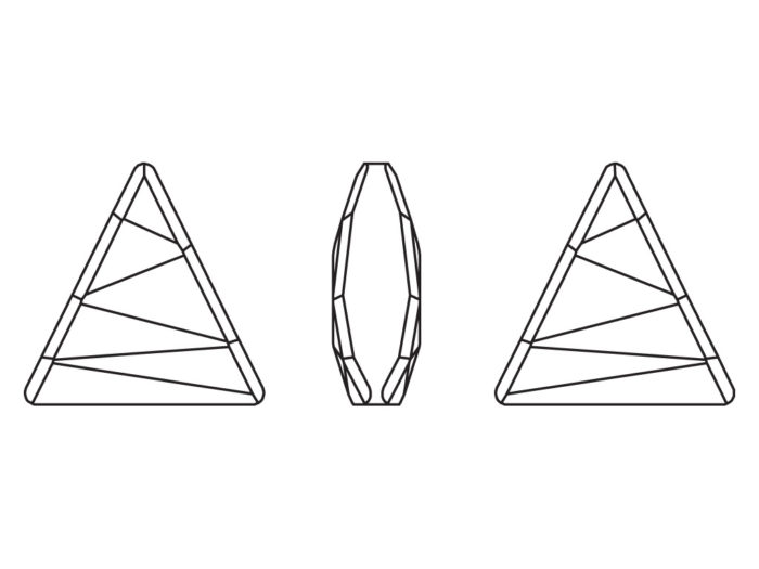 Kristallkivi Swarovski kolmnurk 4717 21.5mm - 2/2