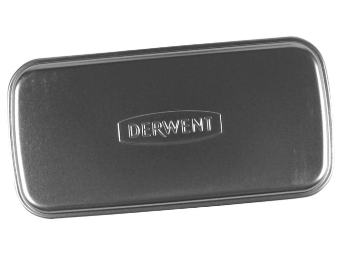 Derwent Silver pencil case tin - 2/3